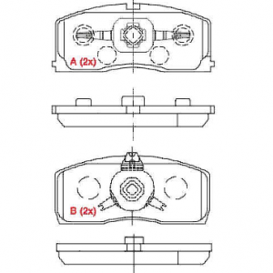 Pastilhas de Freio Lifan 320 (Willtec)