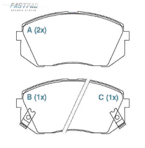 Pastilhas de Freios ix35 / Sportage (cerâmica)