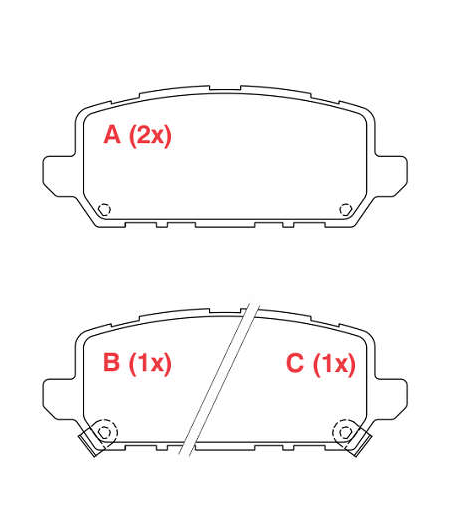 Pastilhas de Freio HR-V (traseiras)