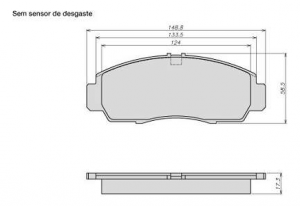 Pastilhas de Freio New Civic ATE
