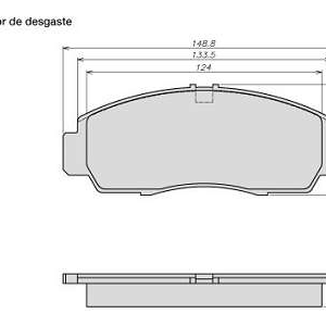 Pastilhas de Freio New Civic ATE
