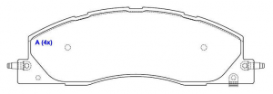 Pastilhas de Freio Ram 2500