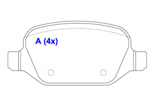 Pastilhas de Freio Linea / Punto Tjet