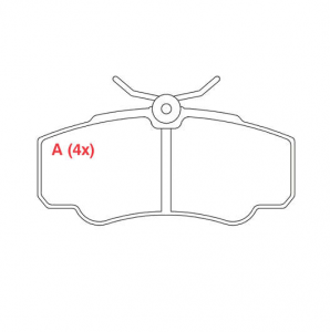 Pastilhas de Freio Ducato / Jumper / Boxer (c/ mola)