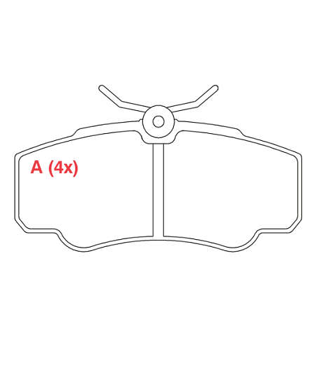 Pastilhas de Freio Ducato / Jumper / Boxer (c/ mola)