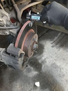Verificar espessura dos discos