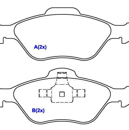 Pastilhas de Freio Ecosport (2009/2012 / Fiesta (2009>) (Frasle)