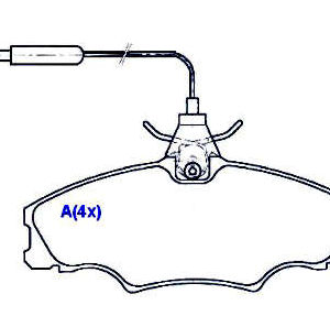 Pastilhas de Freio 406 (OriginallParts)