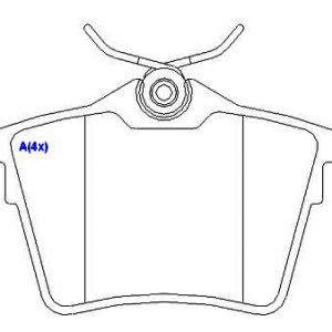 Pastilhas de Freio 407 (Originallparts)