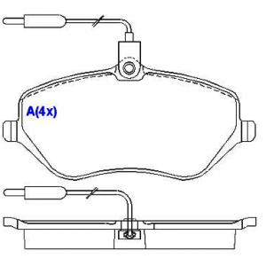 Pastilhas de Freio 407 (Willtec)