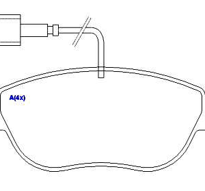 Pastilhas de Freio Fiat 500 / Stilo (Ecopads)